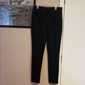 Banana Republic Black Slim Ponte Pull-On Pants